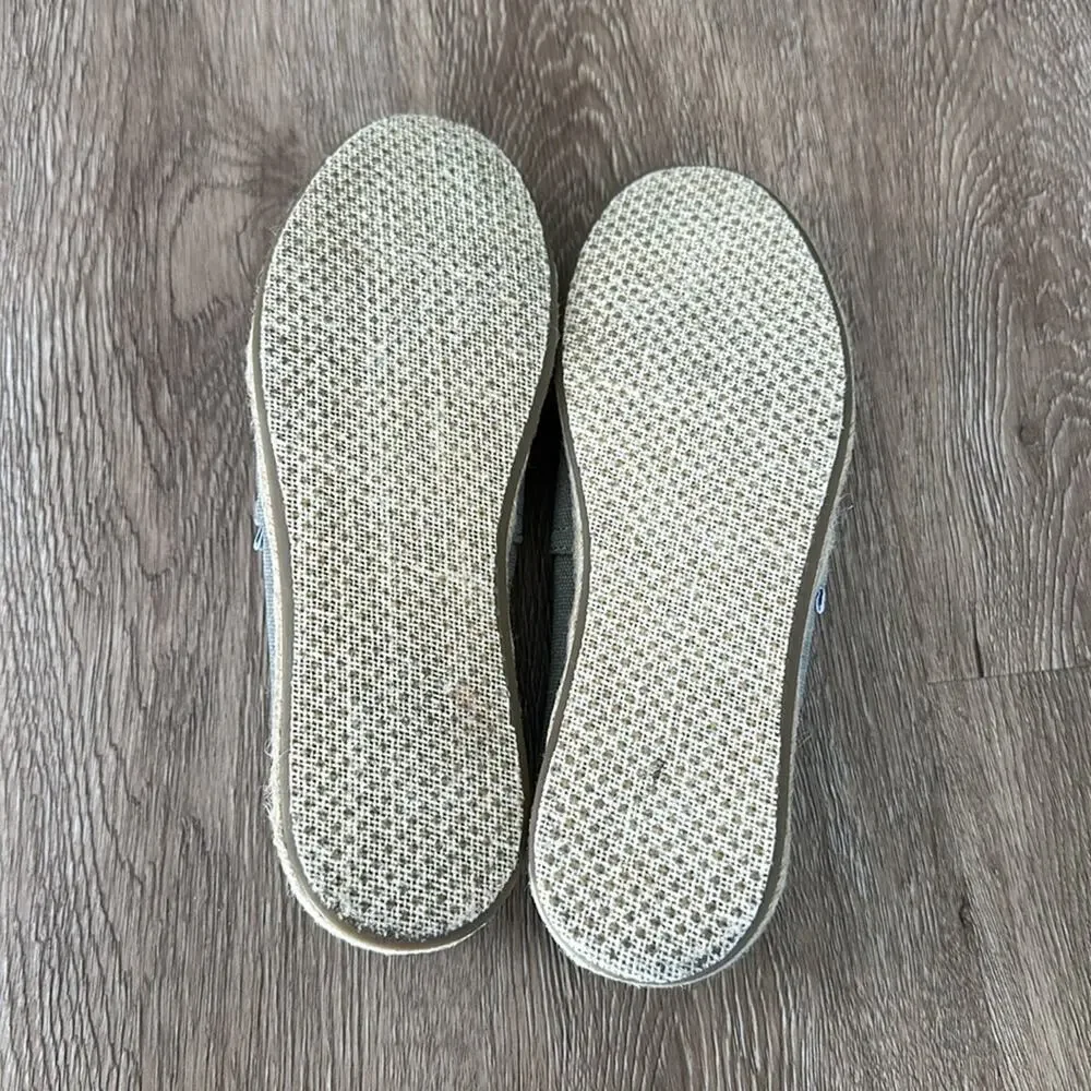 TOMS Alpargata Rope Espadrille Shoes Grey Size 7‎